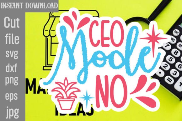 Ceo Mode No SVG Cut File: Graphics & Crafts