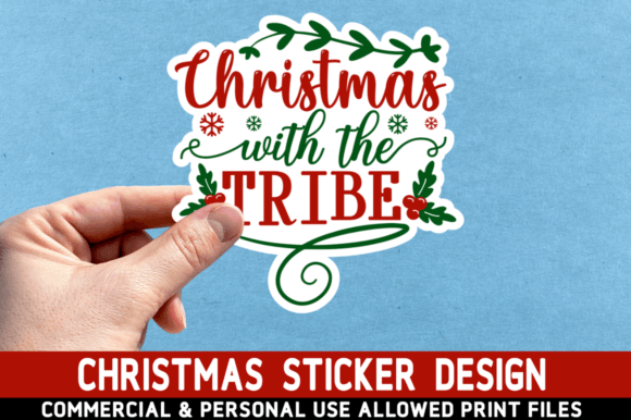 Christmas with the Tribe SVG Design