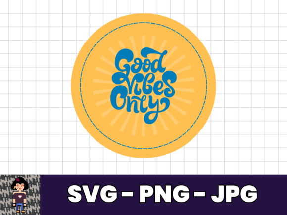 Good Vibes Only SVG T-Shirt Design Graphics Crafts