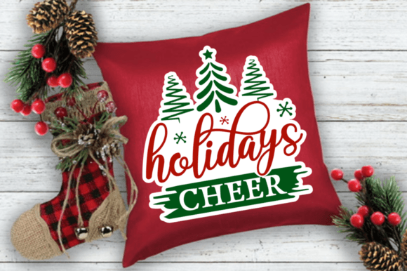 Holidays Cheer SVG Design: Graphics for Crafts & Small Business