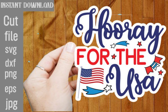 Hooray for the Usa SVG Cut File