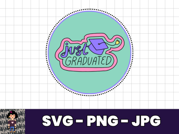 Just Graduated - Graduation SVG Design