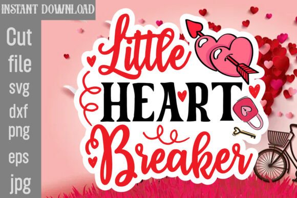 Little Heart Breaker SVG Cut File