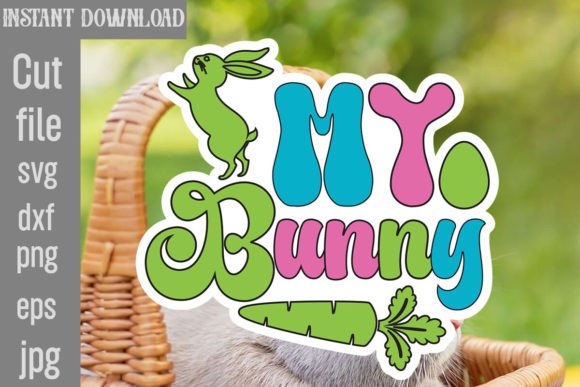 My Bunny Retro Easter SVG: Graphics and Crafts for Creative Campaigns