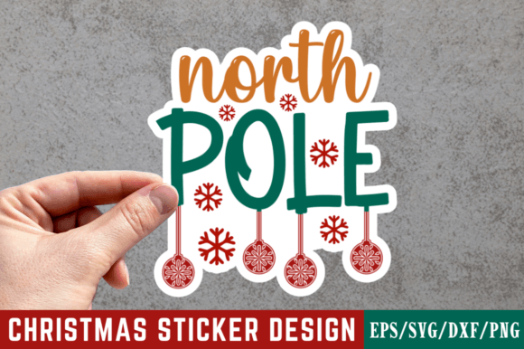 North Pole SVG Design: Graphics for Crafts and Digital Selling