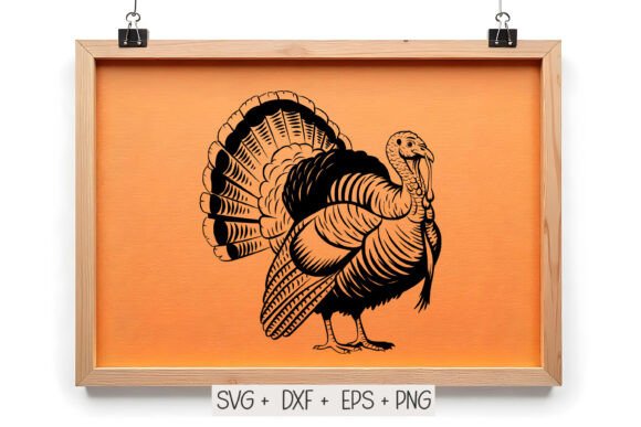 Turkey Silhouette Svg, Thanksgiving Svg