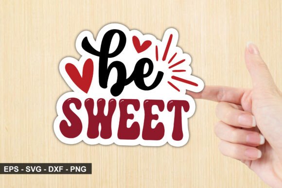 Valentine Sticker Design, SVG File